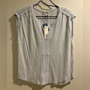 Light Gray-Blue Top